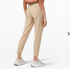 lululemon athletica High-Waist Tapered Pants in Beige